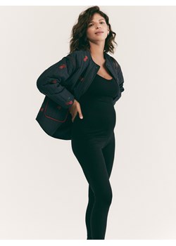 Reserved - Bawełniane legginsy - czarny ze sklepu Reserved w kategorii Spodnie damskie - zdjęcie 188248438