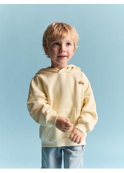 Reserved - Bawełniana bluza z haftem - żółty ze sklepu Reserved w kategorii Bluzy chłopięce - zdjęcie 188248468