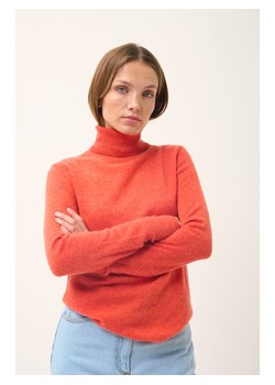 Just Cashmere Kaszmirowy golf "Ava" w kolorze pomarańczowym ze sklepu Limango Polska w kategorii Swetry damskie - zdjęcie 188248695
