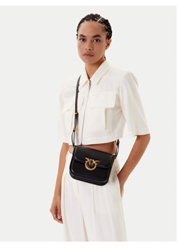 Torebka PINKO Love Box Bag Fl Mini 104297 A26L Czarny ze sklepu eobuwie.pl w kategorii Listonoszki - zdjęcie 188248835