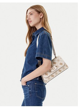 Torebka Guess Neda HWCP96 54210 Beżowy ze sklepu eobuwie.pl w kategorii Kopertówki - zdjęcie 188248845