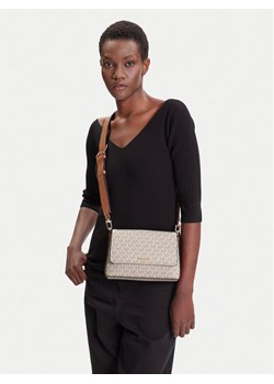 Torebka MICHAEL Michael Kors Nessa 30T5G8ZM1B Beżowy ze sklepu eobuwie.pl w kategorii Listonoszki - zdjęcie 188248846