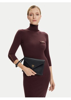 Torebka PINKO Flat Purse Handle AI 25-26 PCPL104820 A0F1 Czarny ze sklepu eobuwie.pl w kategorii Kopertówki - zdjęcie 188248997