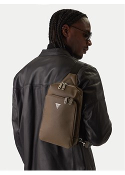 Saszetka Guess HMMISA P5226 Brązowy ze sklepu eobuwie.pl w kategorii Saszetki - zdjęcie 188249088