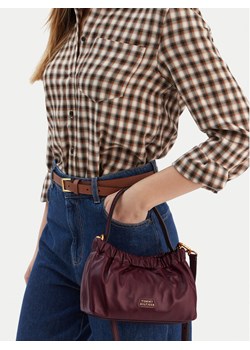 Torebka Tommy Hilfiger Soft Leather Mini Crossover AW0AW18306 Bordowy ze sklepu eobuwie.pl w kategorii Torebki damskie - zdjęcie 188249117