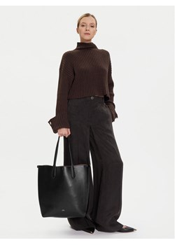 Torebka Polo Ralph Lauren 428962757002 Czarny ze sklepu eobuwie.pl w kategorii Torby Shopper bag - zdjęcie 188249217