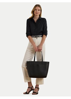 Torebka LAUREN RALPH LAUREN 431960183002 Czarny ze sklepu eobuwie.pl w kategorii Torby Shopper bag - zdjęcie 188249385