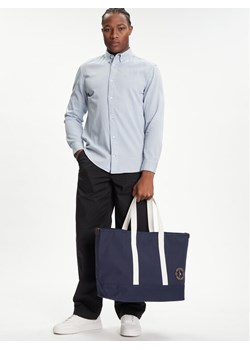 Torebka Tommy Hilfiger Th Summer Tote AM0AM13557 Granatowy ze sklepu eobuwie.pl w kategorii Torby Shopper bag - zdjęcie 188249565