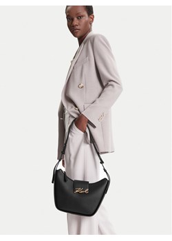 Torebka KARL LAGERFELD A3W30046 Czarny ze sklepu eobuwie.pl w kategorii Listonoszki - zdjęcie 188249637