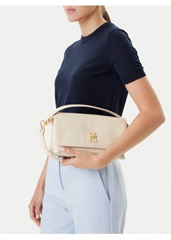 Torebka Tommy Hilfiger Th Modern Conv Crossover AW0AW17465 Beżowy ze sklepu eobuwie.pl w kategorii Listonoszki - zdjęcie 188249777