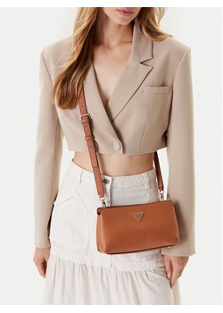 Torebka Guess Talent HWNG96 69120 Brązowy ze sklepu eobuwie.pl w kategorii Listonoszki - zdjęcie 188249789