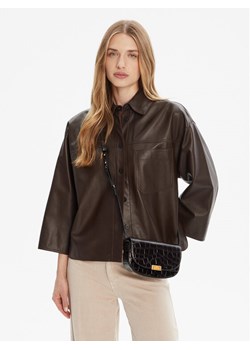 Torebka Tommy Hilfiger Party Le Mini Crossover Croc AW0AW18203 Brązowy ze sklepu eobuwie.pl w kategorii Listonoszki - zdjęcie 188249839