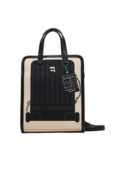 Torebka KARL LAGERFELD B1W50088 Beżowy ze sklepu eobuwie.pl w kategorii Torby Shopper bag - zdjęcie 188249876