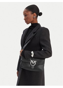 Torebka PINKO Love One Slouchy Zip Classic AI 25-26 PLTT 105081 A2JG Czarny ze sklepu eobuwie.pl w kategorii Listonoszki - zdjęcie 188249929