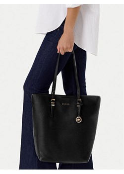Torebka MICHAEL Michael Kors Quinn 30S5GQNT3L Czarny ze sklepu eobuwie.pl w kategorii Torby Shopper bag - zdjęcie 188250019