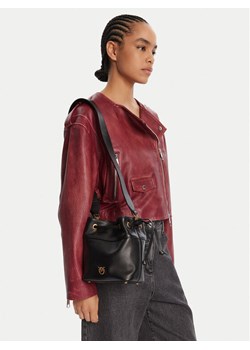 Torebka PINKO Secchiello Mini Al 25-26 104303 A0QO Czarny ze sklepu eobuwie.pl w kategorii Torebki worki - zdjęcie 188250057