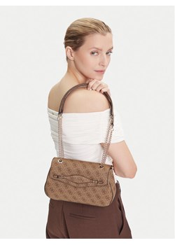 Torebka Guess Katya HWSG96 52210 Brązowy ze sklepu eobuwie.pl w kategorii Torebki damskie - zdjęcie 188250078