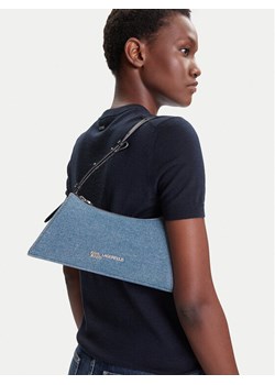 Torebka Karl Lagerfeld Jeans A3W30329 Niebieski ze sklepu eobuwie.pl w kategorii Torebki damskie - zdjęcie 188250129