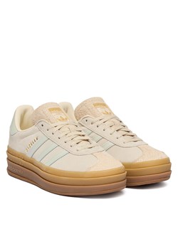Sneakersy adidas Gazelle Bold IH6782 Beżowy ze sklepu eobuwie.pl w kategorii Buty sportowe damskie - zdjęcie 188250195
