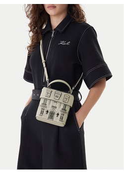 Torebka KARL LAGERFELD A2W30252 Beżowy ze sklepu eobuwie.pl w kategorii Listonoszki - zdjęcie 188250209