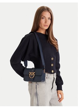 Torebka PINKO Love One Mini Slouchy Fl AI 25-26 PLTT 104340 A0QO Niebieski ze sklepu eobuwie.pl w kategorii Torebki damskie - zdjęcie 188250216
