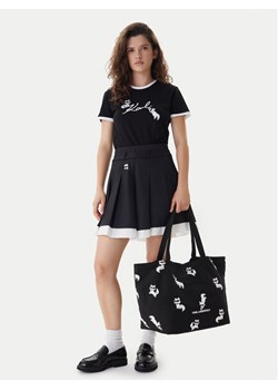 Torebka KARL LAGERFELD B1W50053 Czarny ze sklepu eobuwie.pl w kategorii Torby Shopper bag - zdjęcie 188250299