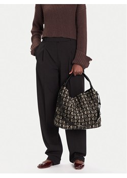 Torebka Liu Jo Esc L Hobo AF5057 T3152 Brązowy ze sklepu eobuwie.pl w kategorii Torebki damskie - zdjęcie 188250455