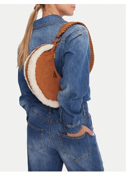 Torebka Guess Amita Mini HWSW95 39720 Brązowy ze sklepu eobuwie.pl w kategorii Listonoszki - zdjęcie 188250457