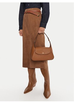 Torebka LAUREN RALPH LAUREN 431969364002 Brązowy ze sklepu eobuwie.pl w kategorii Listonoszki - zdjęcie 188250489