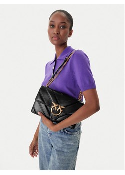 Torebka PINKO Love One Classic Light Dc Al 25-26 PLTT 104549 A2OS Czarny ze sklepu eobuwie.pl w kategorii Listonoszki - zdjęcie 188250535