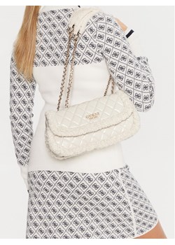 Torebka Guess Cristi HWTG81 39210 Écru ze sklepu eobuwie.pl w kategorii Listonoszki - zdjęcie 188250536