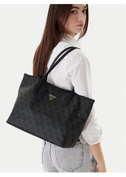 Torebka Guess Victtoria HWESG9 51428 Szary ze sklepu eobuwie.pl w kategorii Torby Shopper bag - zdjęcie 188250539