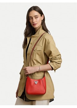Torebka LAUREN RALPH LAUREN 431966750007 Czerwony ze sklepu eobuwie.pl w kategorii Listonoszki - zdjęcie 188250585