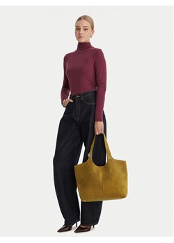 Torebka Coccinelle E1 THE 11 01 Khaki ze sklepu eobuwie.pl w kategorii Torby Shopper bag - zdjęcie 188250598