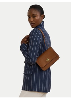 Torebka LAUREN RALPH LAUREN 431974272001 Brązowy ze sklepu eobuwie.pl w kategorii Listonoszki - zdjęcie 188250608