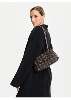 Torebka Guess Silia HWGP98 90210 Brązowy ze sklepu eobuwie.pl w kategorii Listonoszki - zdjęcie 188250745