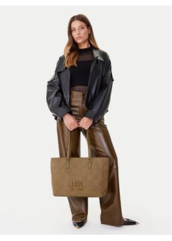 Torebka LOVE MOSCHINO JC4123PP0NKB110A Beżowy ze sklepu eobuwie.pl w kategorii Torebki damskie - zdjęcie 188250786