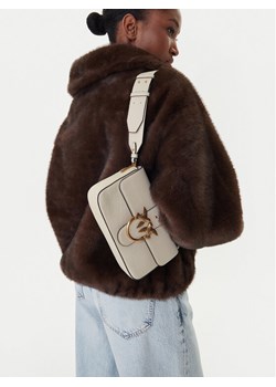 Torebka PINKO Love One Mini Slouchy Fl Al 25-26 104340 A2OX Écru ze sklepu eobuwie.pl w kategorii Listonoszki - zdjęcie 188250819