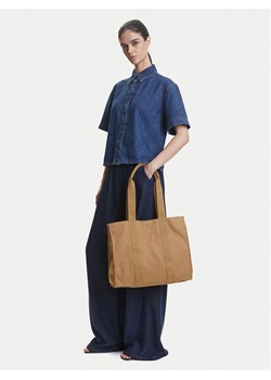 Torebka LAUREN RALPH LAUREN 431970157001 Khaki ze sklepu eobuwie.pl w kategorii Torby Shopper bag - zdjęcie 188250825