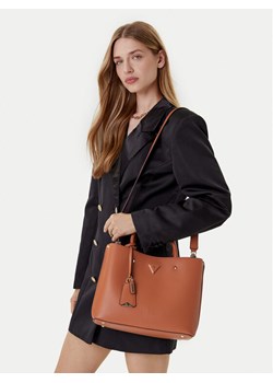 Torebka Guess Meridian II HWBG69 74060 Brązowy ze sklepu eobuwie.pl w kategorii Torebki damskie - zdjęcie 188250858