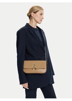 Torebka Patrizia Pepe 8B0229 L061 Beżowy ze sklepu eobuwie.pl w kategorii Kopertówki - zdjęcie 188250899