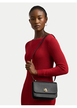 Torebka LAUREN RALPH LAUREN 431974272002 Czarny ze sklepu eobuwie.pl w kategorii Listonoszki - zdjęcie 188250919