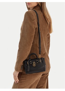 Torebka Tommy Hilfiger American Icon Micro Tote Leather AW0AW18167 Czarny ze sklepu eobuwie.pl w kategorii Torebki damskie - zdjęcie 188250965