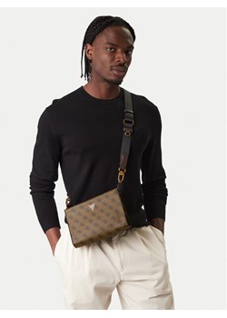 Saszetka Guess HMMILO P6157 Brązowy ze sklepu eobuwie.pl w kategorii Saszetki - zdjęcie 188251015