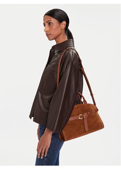 Torebka Coccinelle TLB Coccinellesabine Suede Bi E1 TLB 18 02 01 Brązowy ze sklepu eobuwie.pl w kategorii Torebki damskie - zdjęcie 188251119