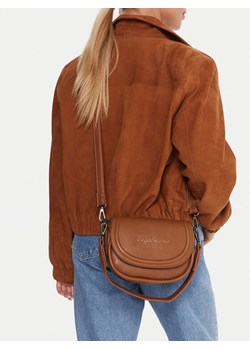 Torebka Pepe Jeans Crisha Code PL0300006 Brązowy ze sklepu eobuwie.pl w kategorii Listonoszki - zdjęcie 188251239