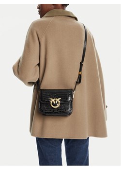 Torebka PINKO Love Box Bag Fl Mini AI 25-26 PLTT 104297 A2OH Czarny ze sklepu eobuwie.pl w kategorii Listonoszki - zdjęcie 188251248