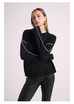Maison Héritage Cashmere Kaszmirowy sweter w kolorze czarnym ze sklepu Limango Polska w kategorii Swetry damskie - zdjęcie 188254936