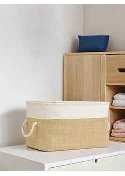 Scandinavia Concept Koszyk w kolorze beżowo-białym - 30 x 18 x 22 cm ze sklepu Limango Polska w kategorii Pojemniki kuchenne - zdjęcie 188255038