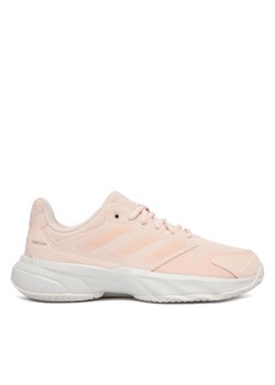 Buty do tenisa adidas Courtjam Control 3 JR1789 Różowy ze sklepu eobuwie.pl w kategorii Buty sportowe damskie - zdjęcie 188255225
